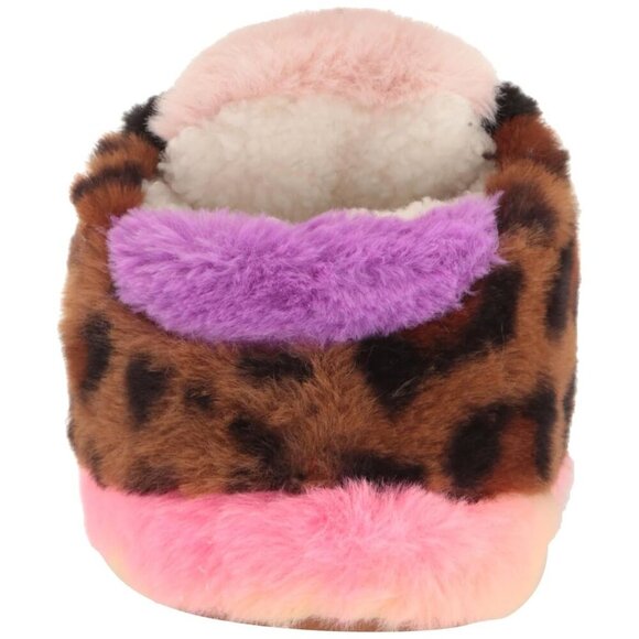 Steve Madden Girl's Tara Slipper Colorful Pair With a Leopard Print With Star - Picture 3 of 13